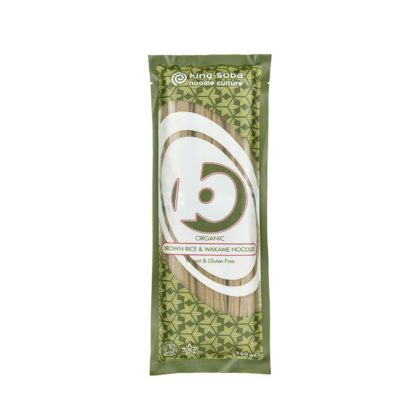 King Soba Nouilles au riz brun et algues bio