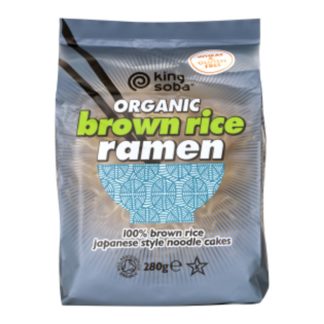 King Soba Nouilles ramen au riz complet bio