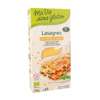 Ma vie sans Gluten Lasagne aux lentilles jaunes bio
