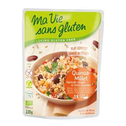 Ma vie sans Gluten Repas Quinoa millet bio
