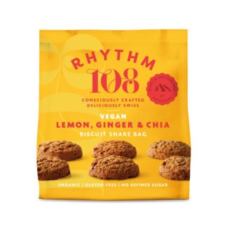 Rhythm 108 Lemon Ginger Chia Biscuit bio