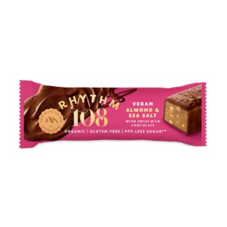 Rhythm 108 Sweet 'N' Salty Almond Mylk Chocolate Bar bio
