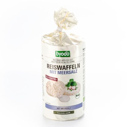byodo Galettes de riz au sel marin, sans gluten, UE Bio, Belgique