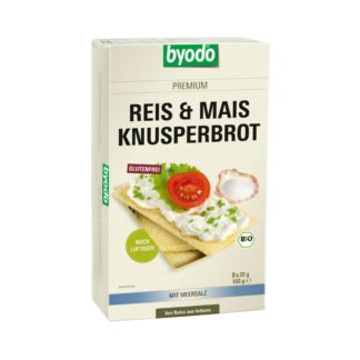 byodo Pain croustillant riz et maïs, sans gluten, UE Bio, Italie