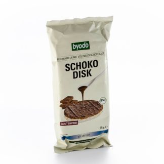byodo Galette de riz avec chocolat lait, sans gluten, UE Bio, Allemagne