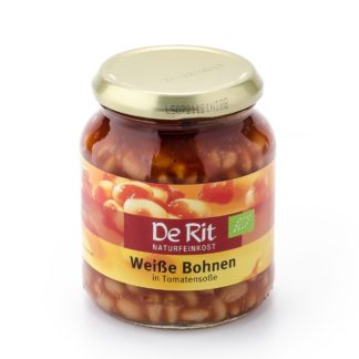 De Rit Haricots blancs avec sauce tomates, UE bio 360g
