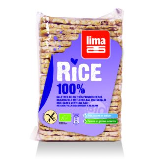 Lima Galettes fines de riz pauvre en sel, UE bio 6 x 130 gr