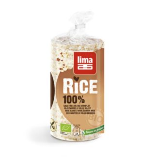 Lima Galettes de riz complet, UE bio 6 x 100gr