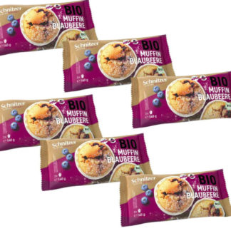 Schnitzer Muffin aux myrtilles, 2 pièces, UE Bio
