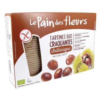 Le Pain des Fleurs Pain croustillant à la Châtaigne, UE bio