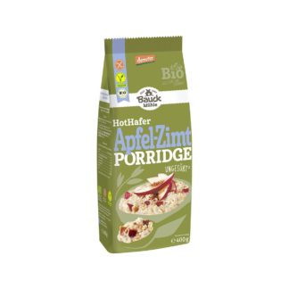 Bauck Mühle Porridge chaud à l'avoine, à la pomme et à la cannelle