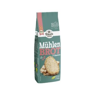Bauck Mühle Mélange pour pain "moulin", 7 graines, sans gluten