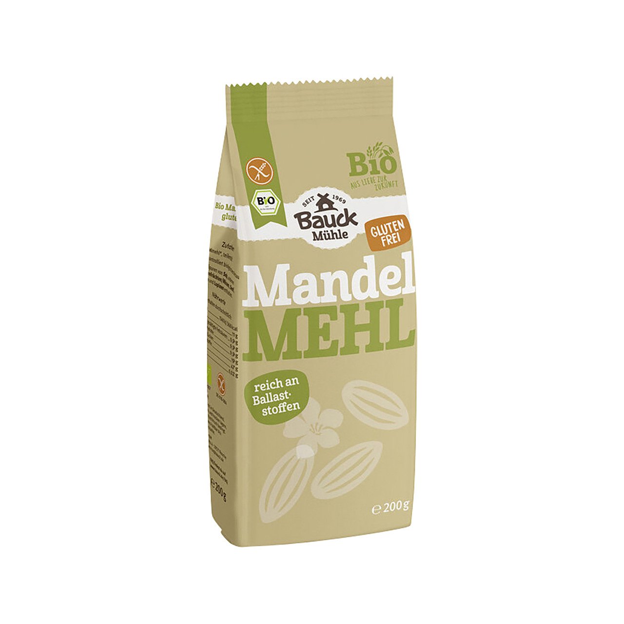 Bauck Mühle Farine d'amandes, non torréfié