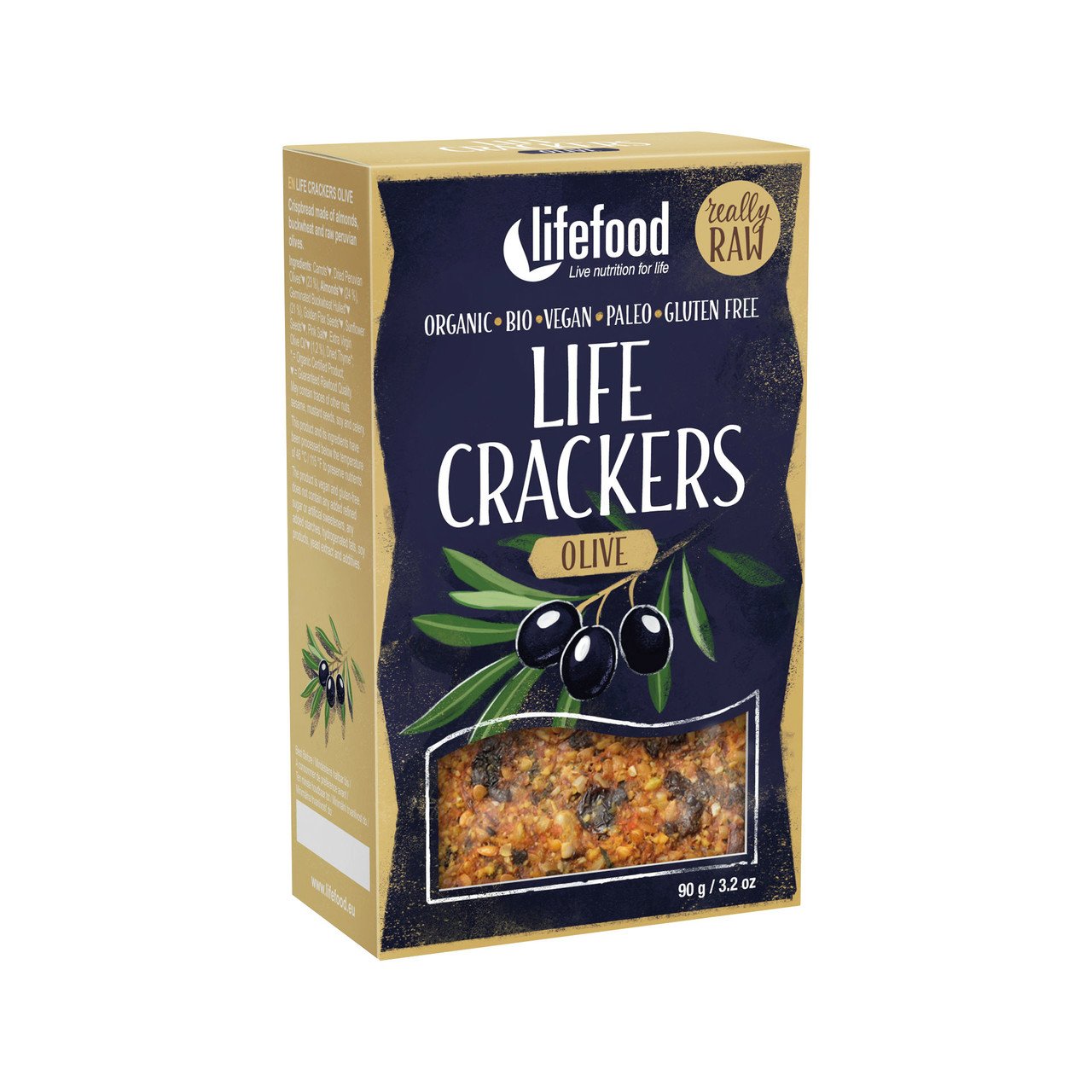 Lifefood Crackers Crus olives