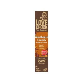 lovechock Barre de chocolat mûre-vanille