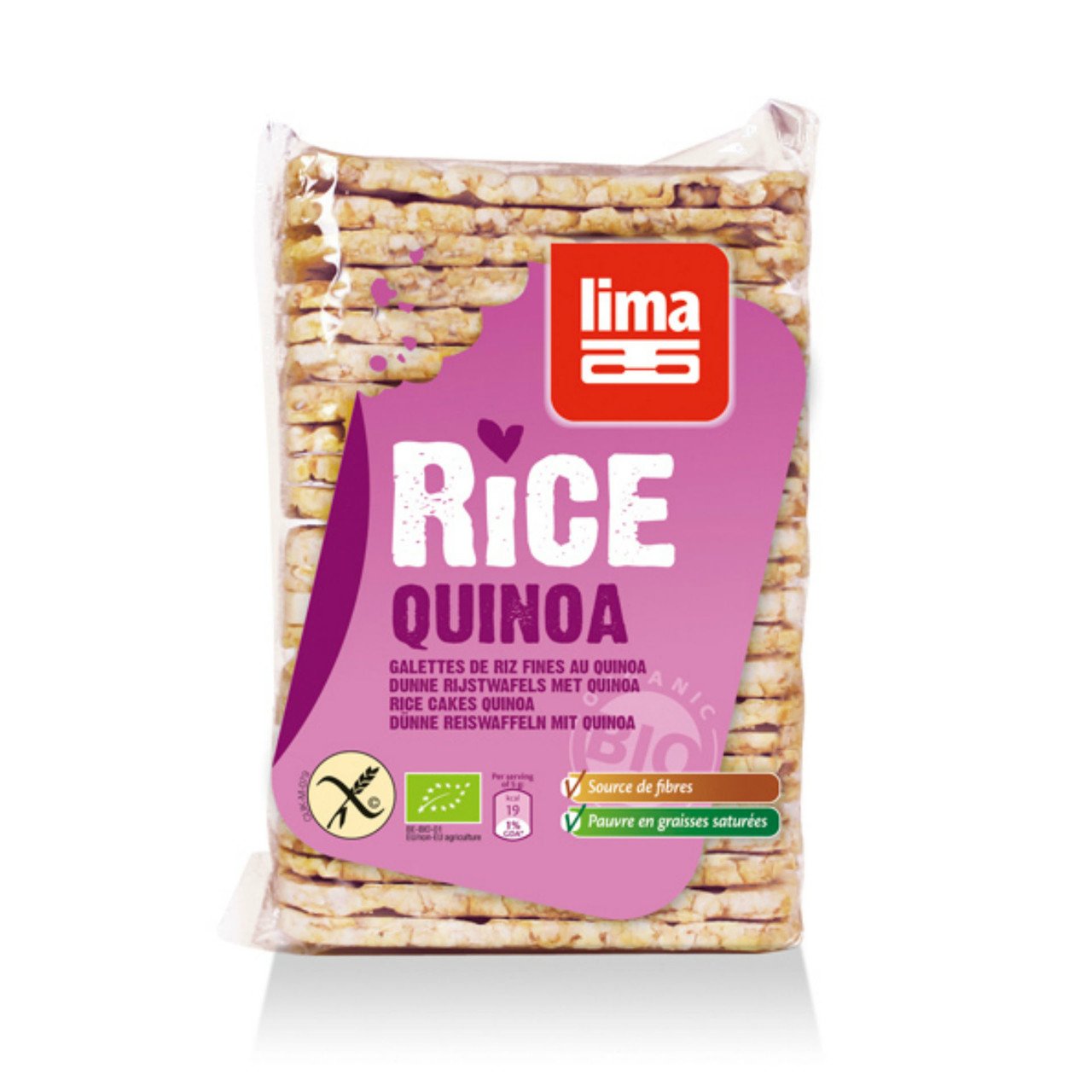 Lima Galettes fines de riz quinoa