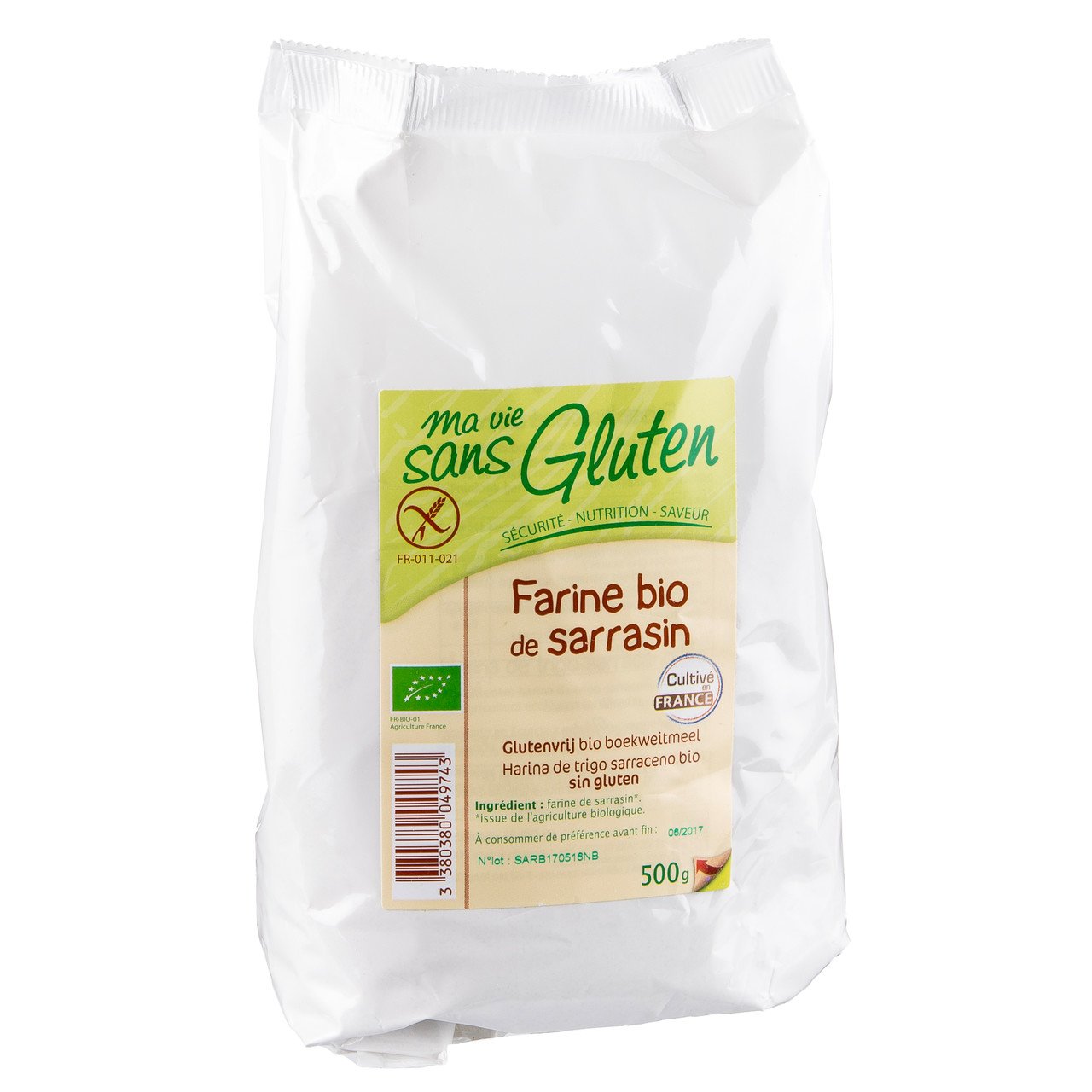 Ma vie sans Gluten Farine de sarrasin, sans gluten