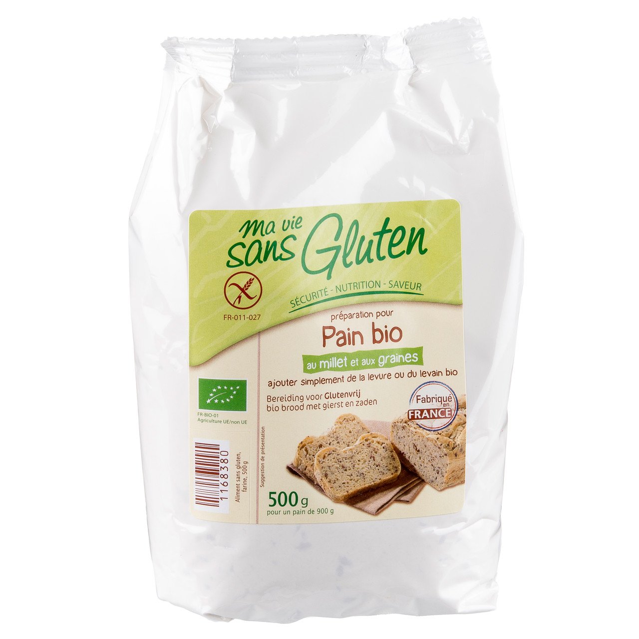 Ma vie sans Gluten Préparation Pain au millet, sans gluten