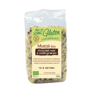 Ma vie sans Gluten Muesli chocolat noir & multi-graines, sans gluten