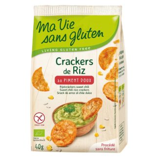 Ma vie sans Gluten Crackers de riz au piment doux