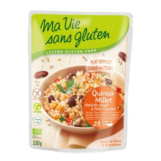 Ma vie sans Gluten Repas Quinoa millet