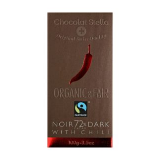 CHOCOLAT STELLA Chocolat chili 72% foncé