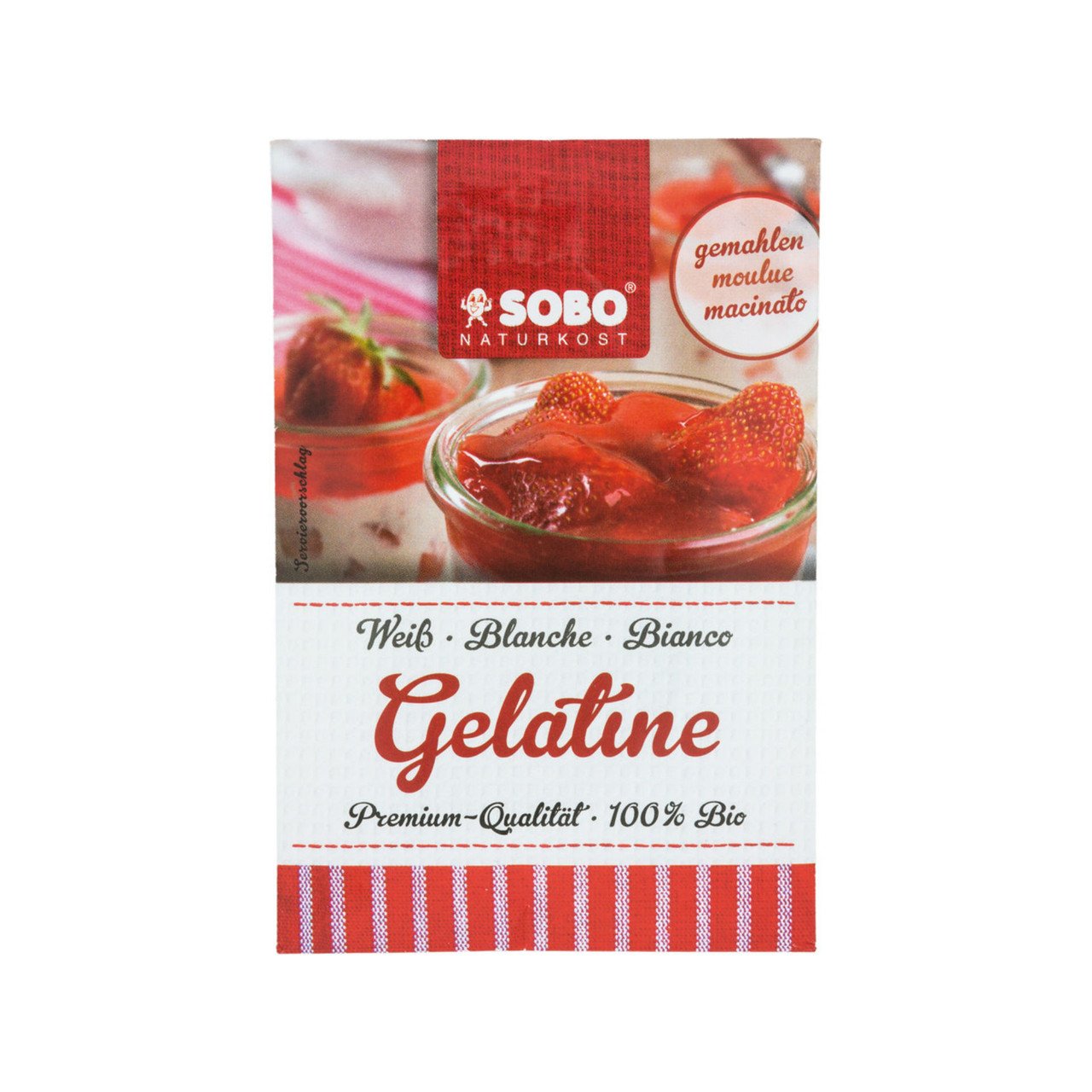 SOBO Naturkost Gélatine blanche moulue