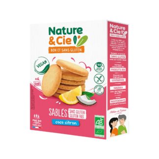 Nature et Cie Sablés coco-citron sans gluten