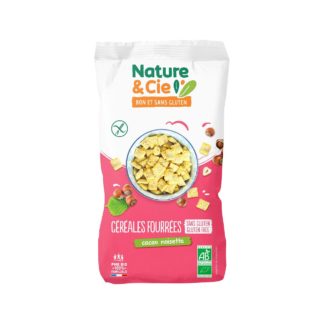Nature et Cie Céréales fourrées noisette-chocolat sans gluten
