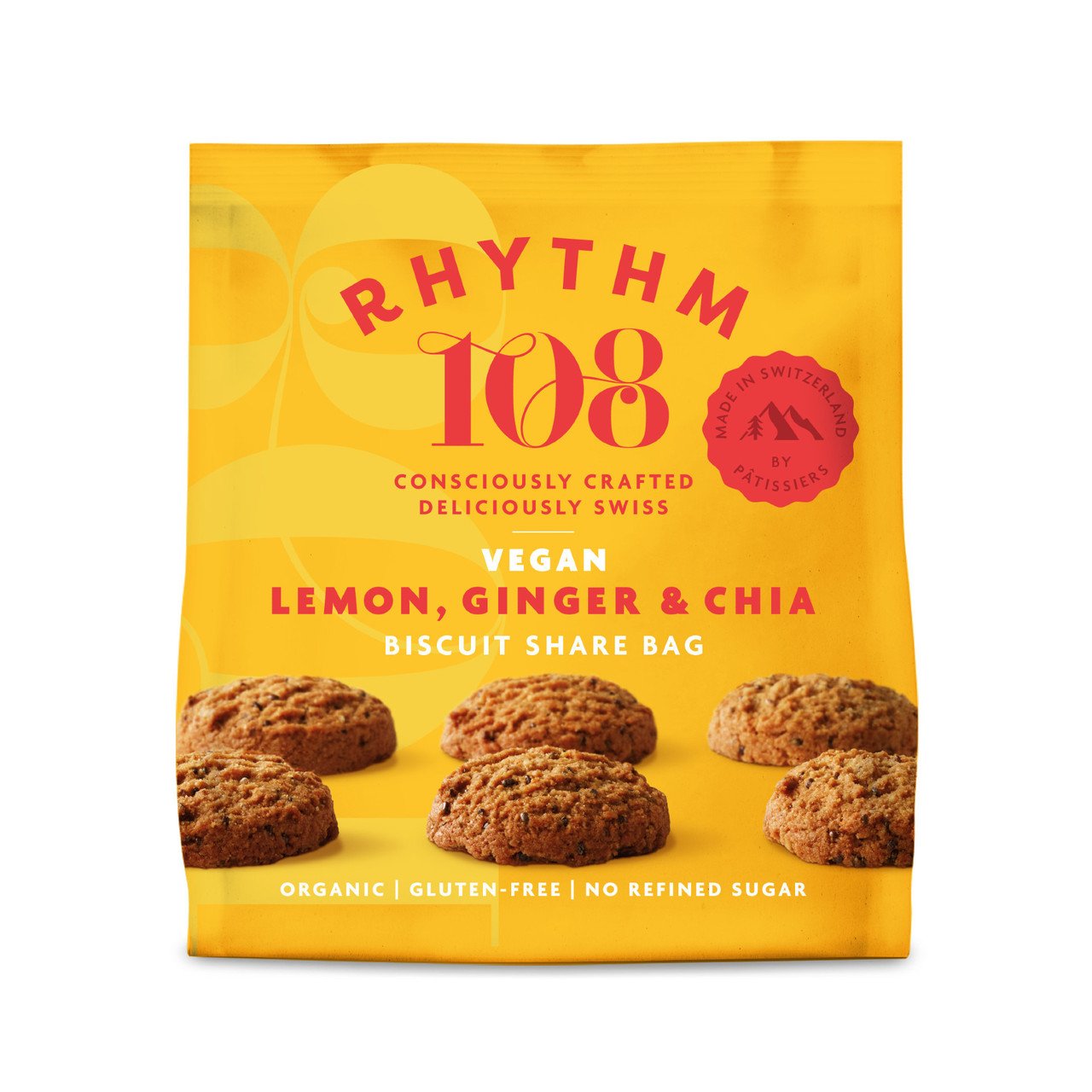 Rhythm 108 Lemon Ginger Chia Biscuit