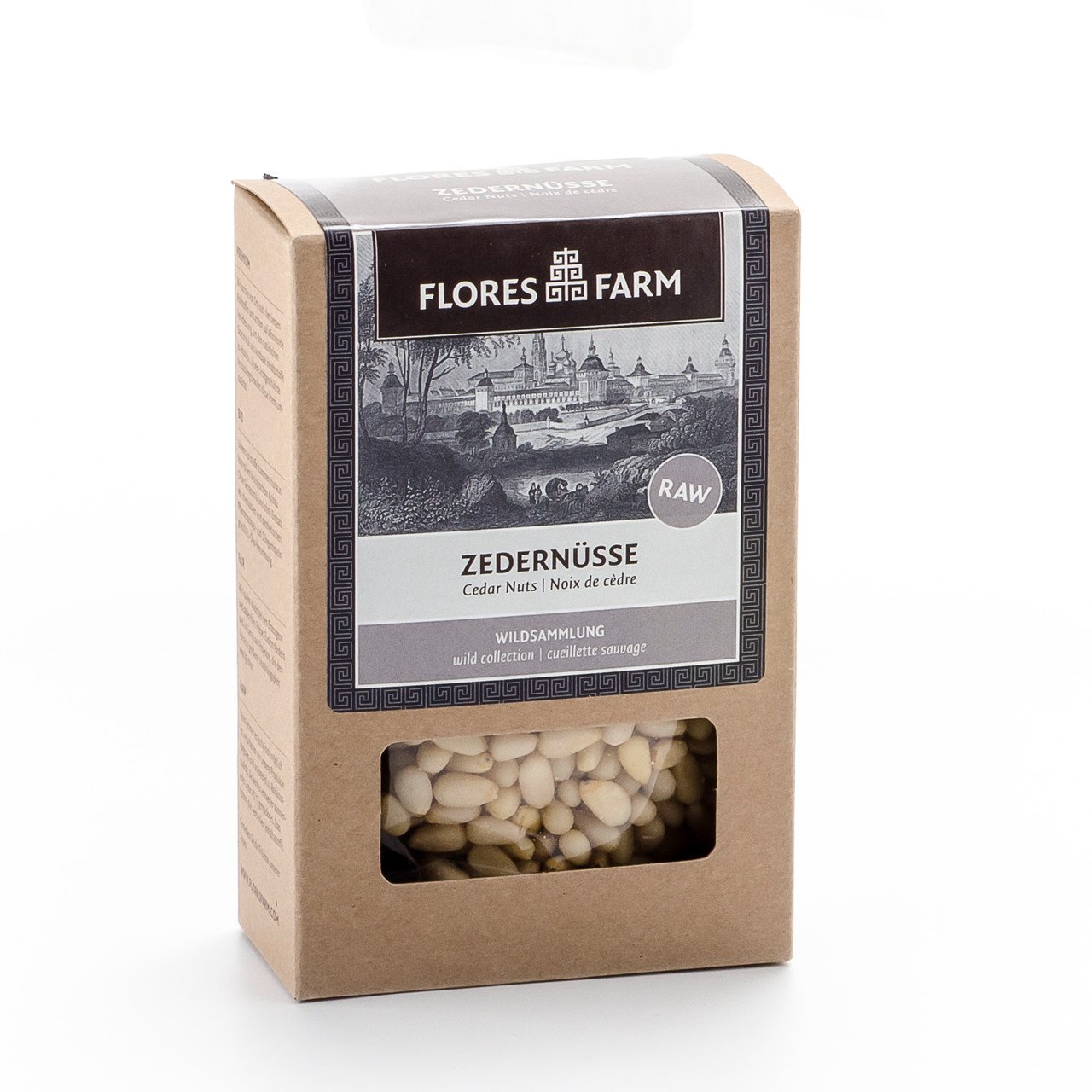 Flores Farm Graines de cèdre premium avec peau