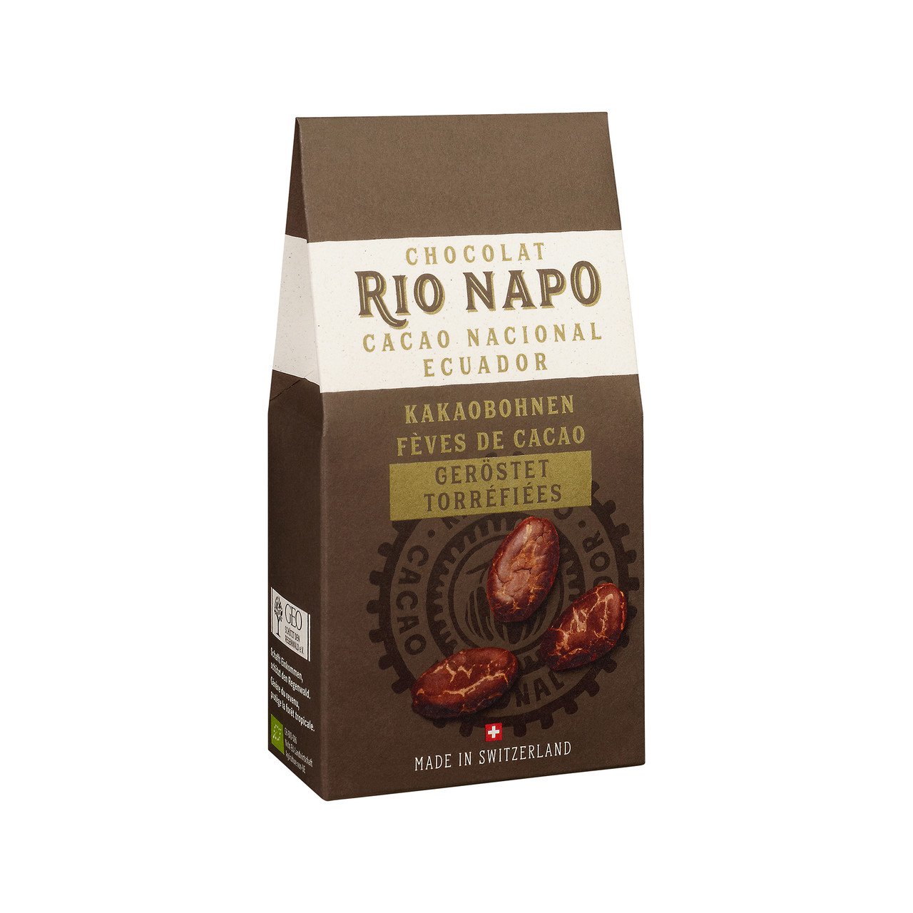 Kaffa Rio Napo Fèves de cacao torréfiées, nature