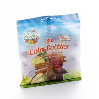 Ökovital Cola-Bottles-Gomme fruitée arôme cola