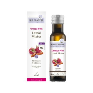Bio Planète Omega Pink mélange d'huile de lin