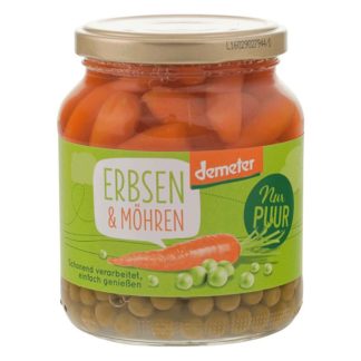 Nur Puur Pois verts avec carottes