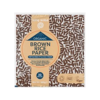 King Soba Papier de riz brun