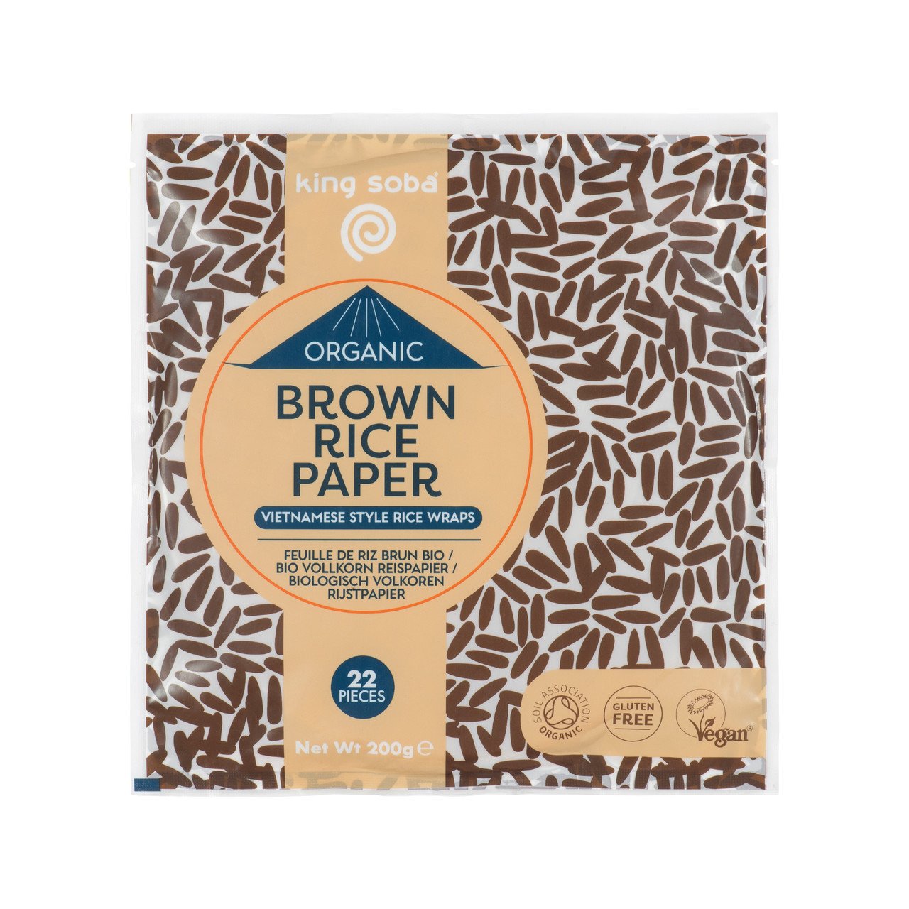 King Soba Papier de riz brun