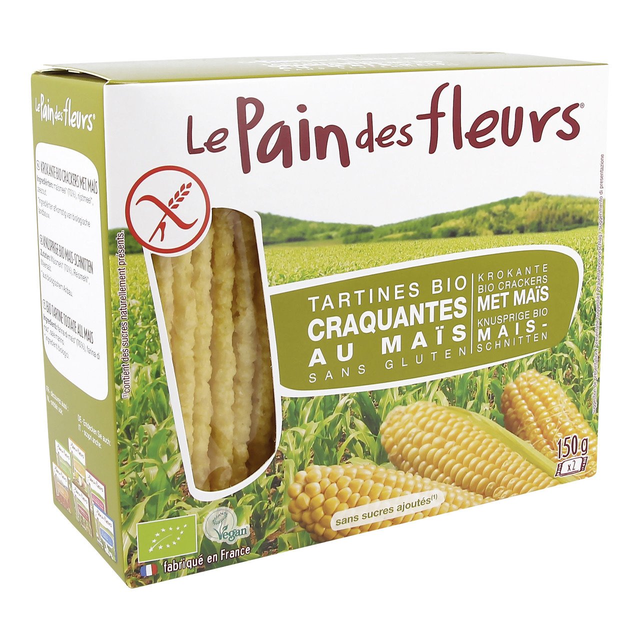 Le Pain des Fleurs Pain croustillant au maïs