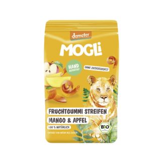 Mogli Bandes de purée de fruits bio séchés Mangue/pomme