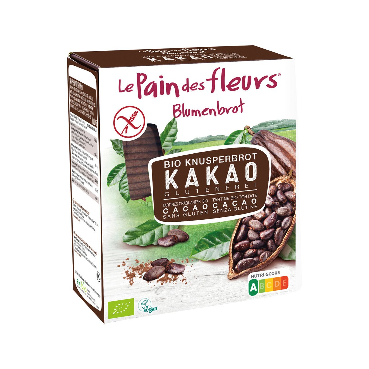 Le Pain des Fleurs Tartines craquantes au cacao