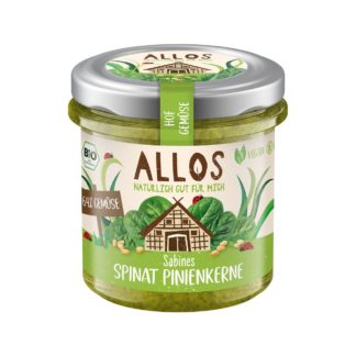 Allos Hofgemüse Sabines Spinat Pinienkerne