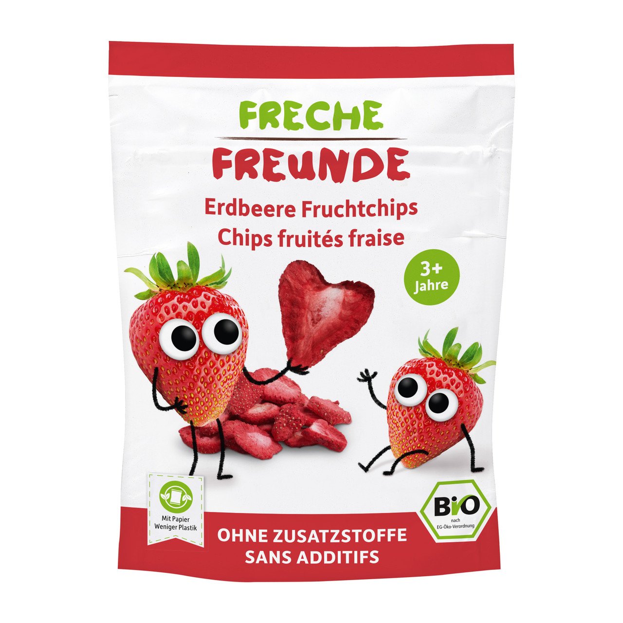 Freche Freunde Chips de fraises