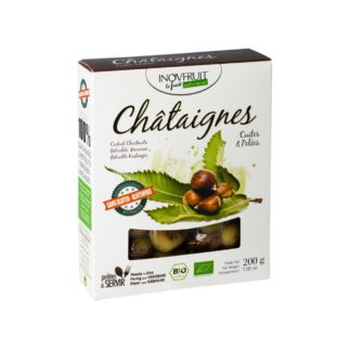 Inovfruit Châtaignes cuites et pelées