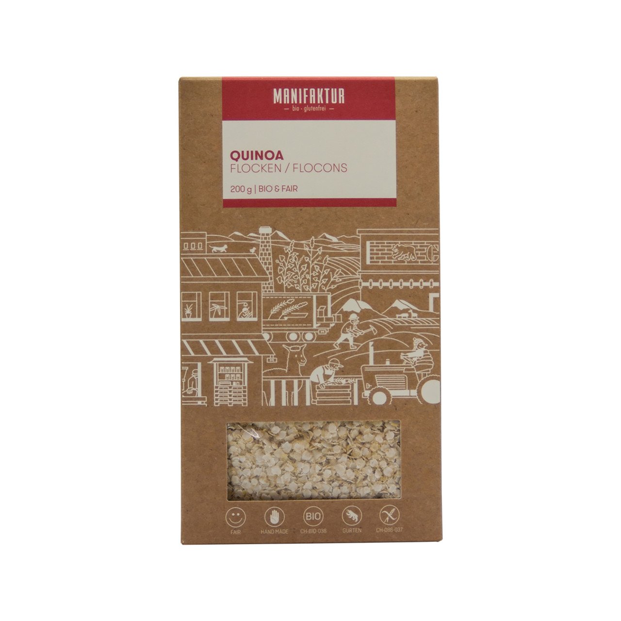 Manifaktur Flocons de quinoa, sans gluten