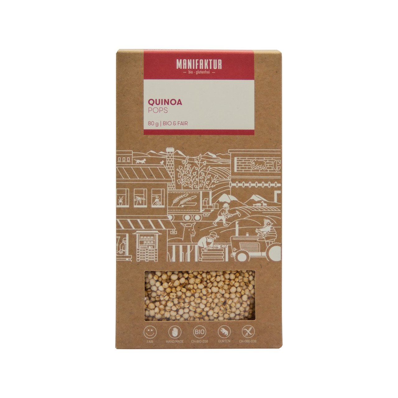 Manifaktur pops de quinoa, sans gluten