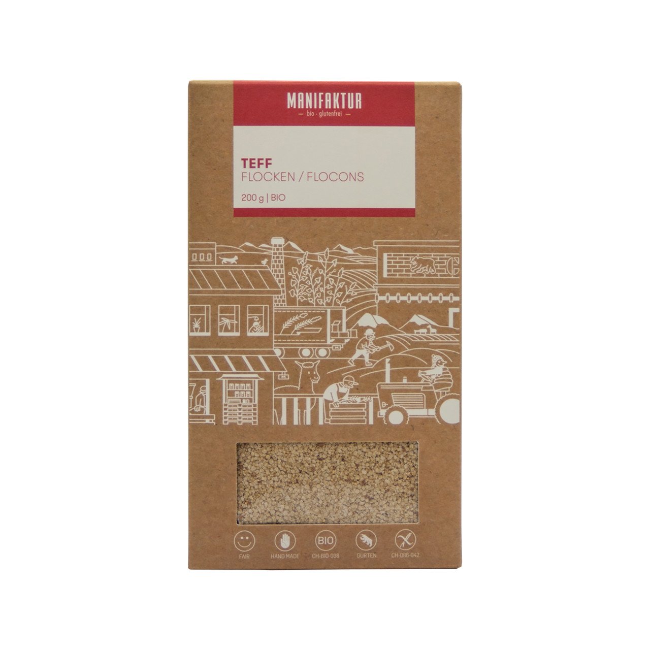 Manifaktur Flocons de teff, sans gluten