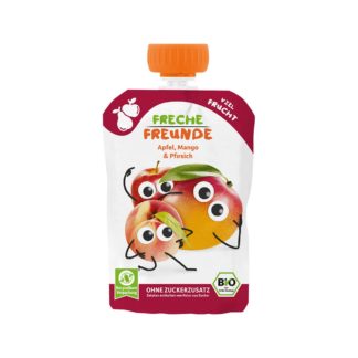 Freche Freunde Quetschmus Pomme, Mangue & Pêche