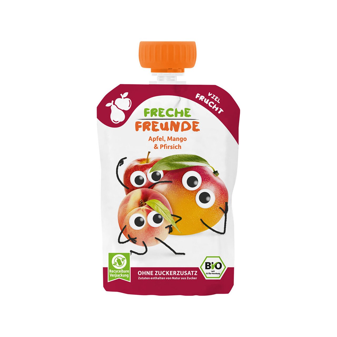 Freche Freunde Quetschmus Pomme, Mangue & Pêche