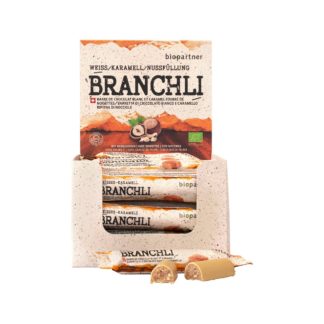 Bio Partner Branchli caramel fourré noisette