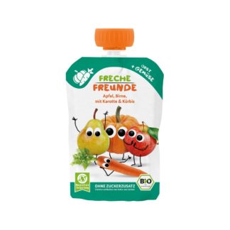 Freche Freunde Compote pomme, poire, carotte & courge